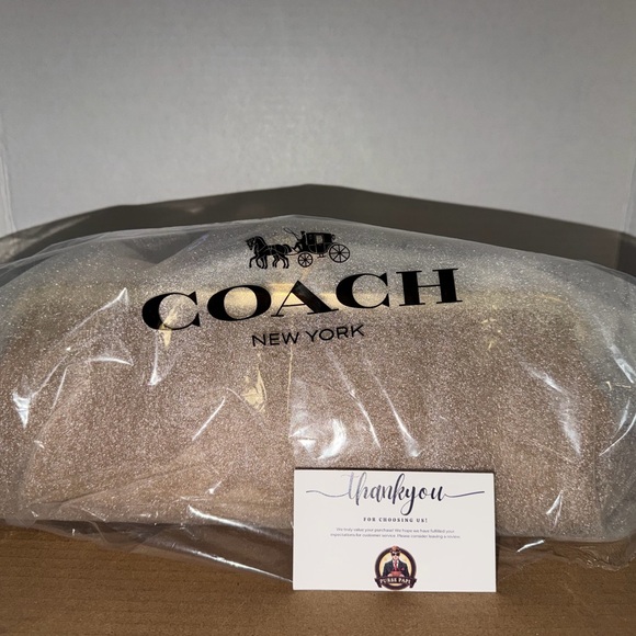 NWT Coach LIMITED Runway Kisslock Frame Bag Honey Brown 30 CFL83 - Picture 2 of 5